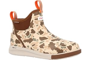 Xtratuf Men's 6 Inch Sport Ankle Deck Boot, Black