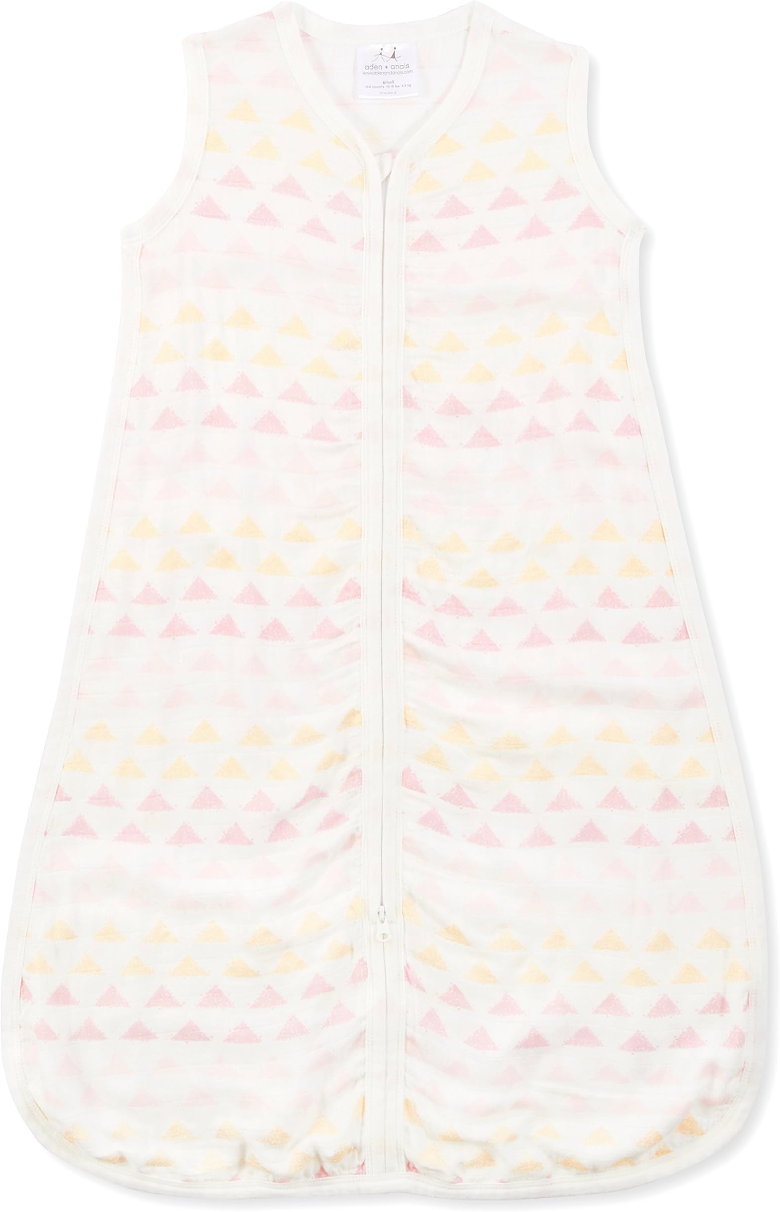 aden + anais silky soft sleeping bag; metallic primrose birch; M