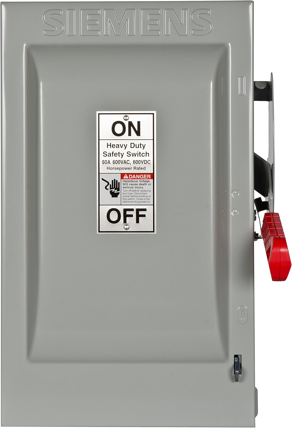 Siemens HF362 60-Amp 3 Pole 600-volt 3 Wire Fused Heavy Duty Safety Switches - - 