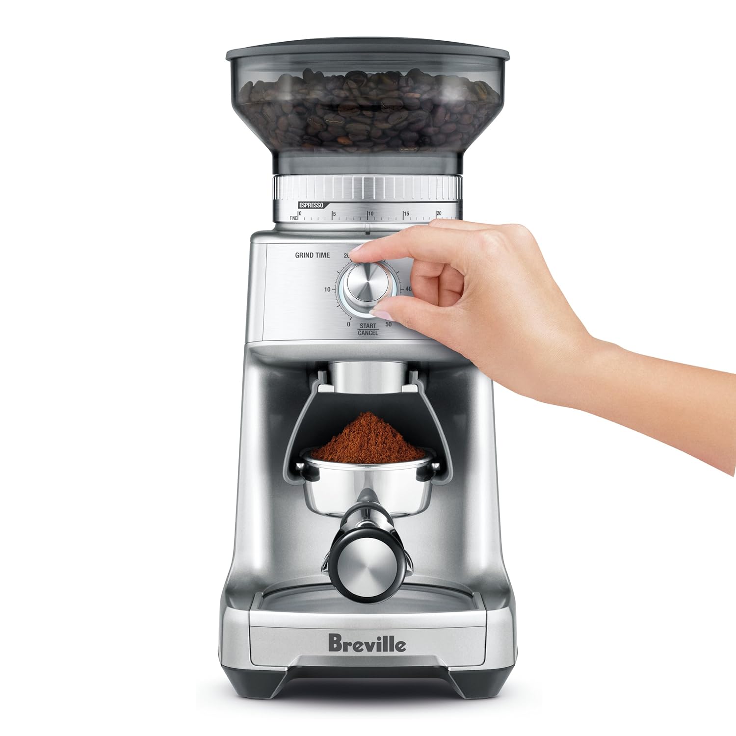 Coffee, Tea & Espresso Silver Breville BCG600SIL The Dose ...