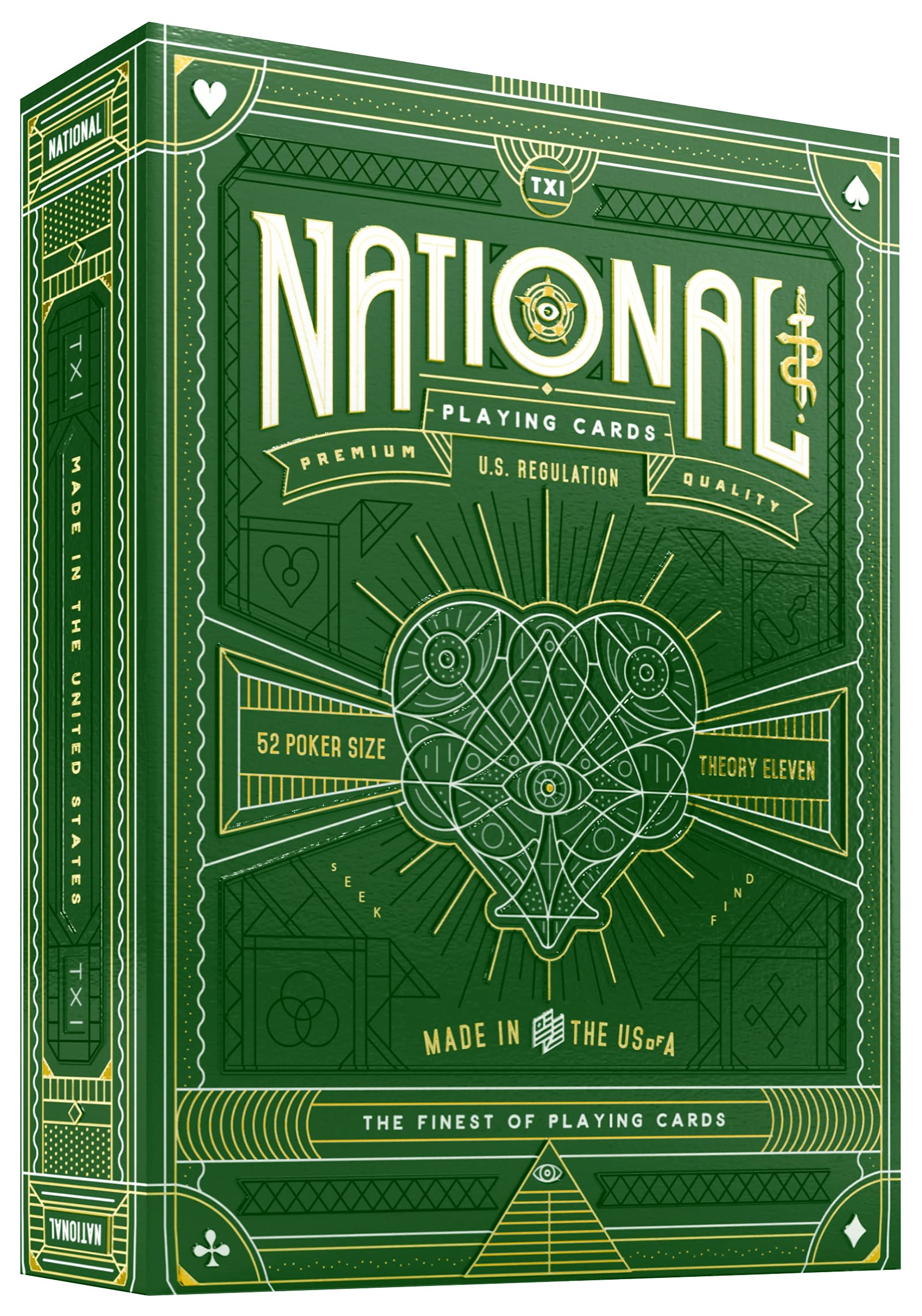 theory11 National Playing Cards (Green)