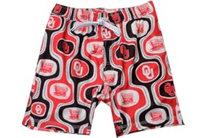 Wes and Willy Mens College Sports Fan Cabana Boy Retro Tech Swim Shorts