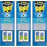 Raid Window Fly Trap, 4 Count (3-Pack)