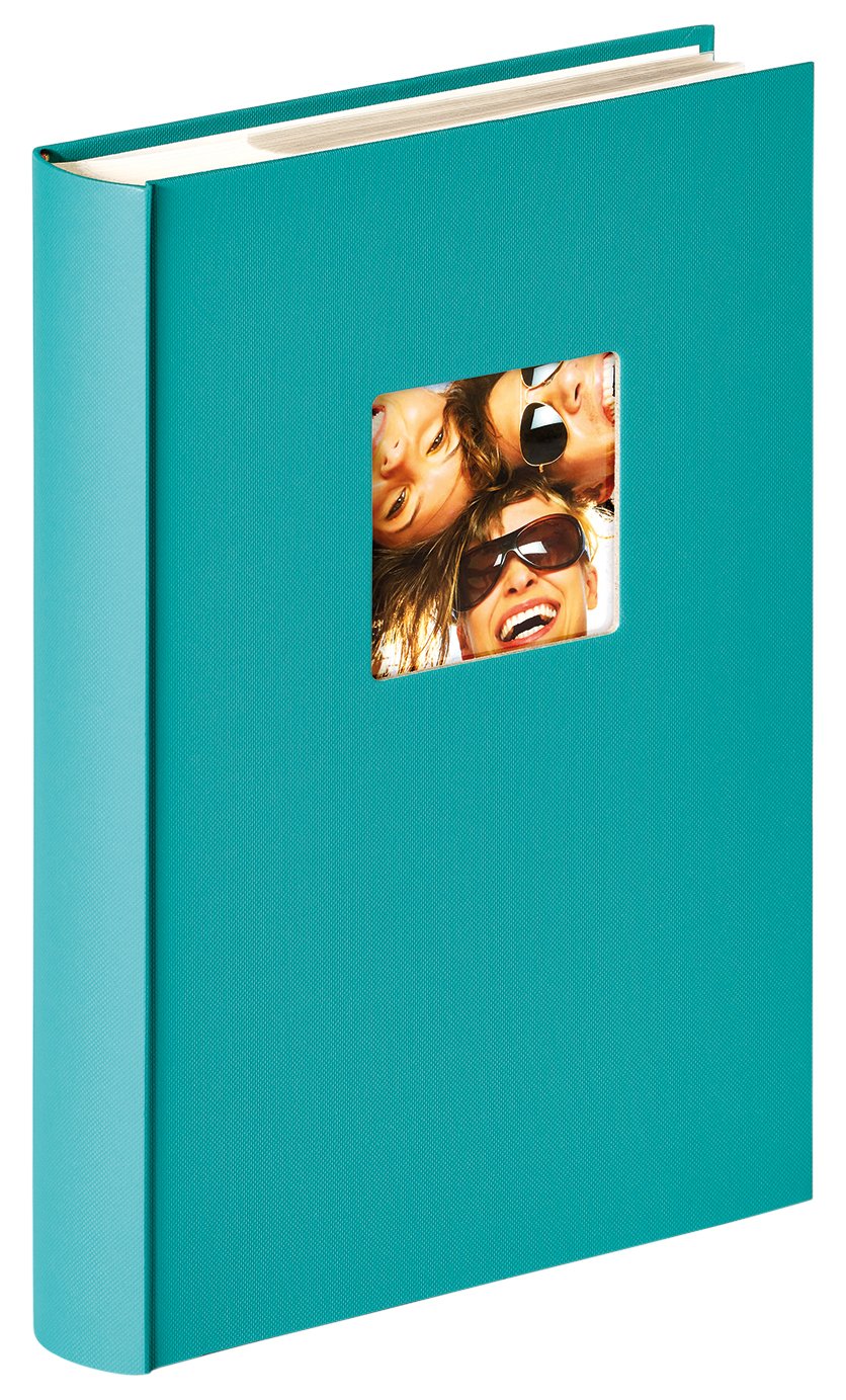 walther Design Photo Album Petrol Green 300 Photos 10 x 15 cm Memo Slip-in Album with Punched Cover, Fun ME-111-K