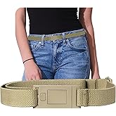 BELTAWAY NARROW Women’s No-Show Adjustable Stretch Belt –designed for smaller loops – 1" Wide