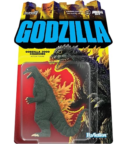Amazon.com: Super7 Reaction Figure Toho Godzilla 1989 (Blazing