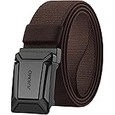 JUKMO Stretch Tactical Belt for Men, Military Work Rigger Hiking 1.5" Elastic Nylon Web Ratchet Quick Release Belt