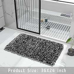 Yimobra Bathroom Rugs Non Slip Washable