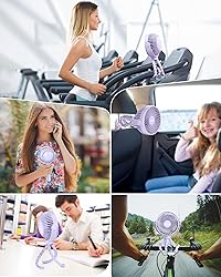 Coohea Stroller Fan Clip on for Baby, 4000mAh