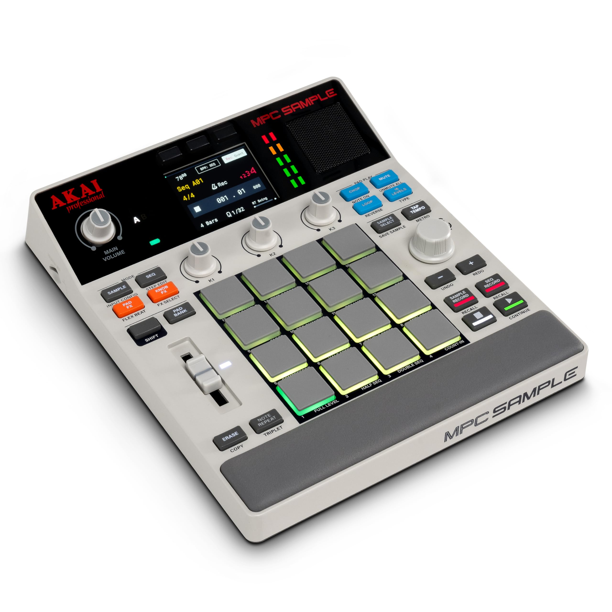 Photo 1 of Akai Professional MPC Sample Standalone Portable Sampler, Sequencer and Effects Processor, with Rechargeable Battery, USB-C, Built-in Speaker and Microphone