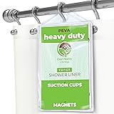 Clean Healthy Living Heavy Duty PEVA Frost Shower