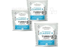3x Still Spirits Classic 8 Urea Turbo Yeast (US/UK/CAN Only) 20% ABV