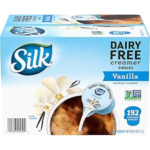Silk Dairy Free Creamer Singles, Vanilla, Gluten-Free, Non-GMO Project Verified, 192 Count
