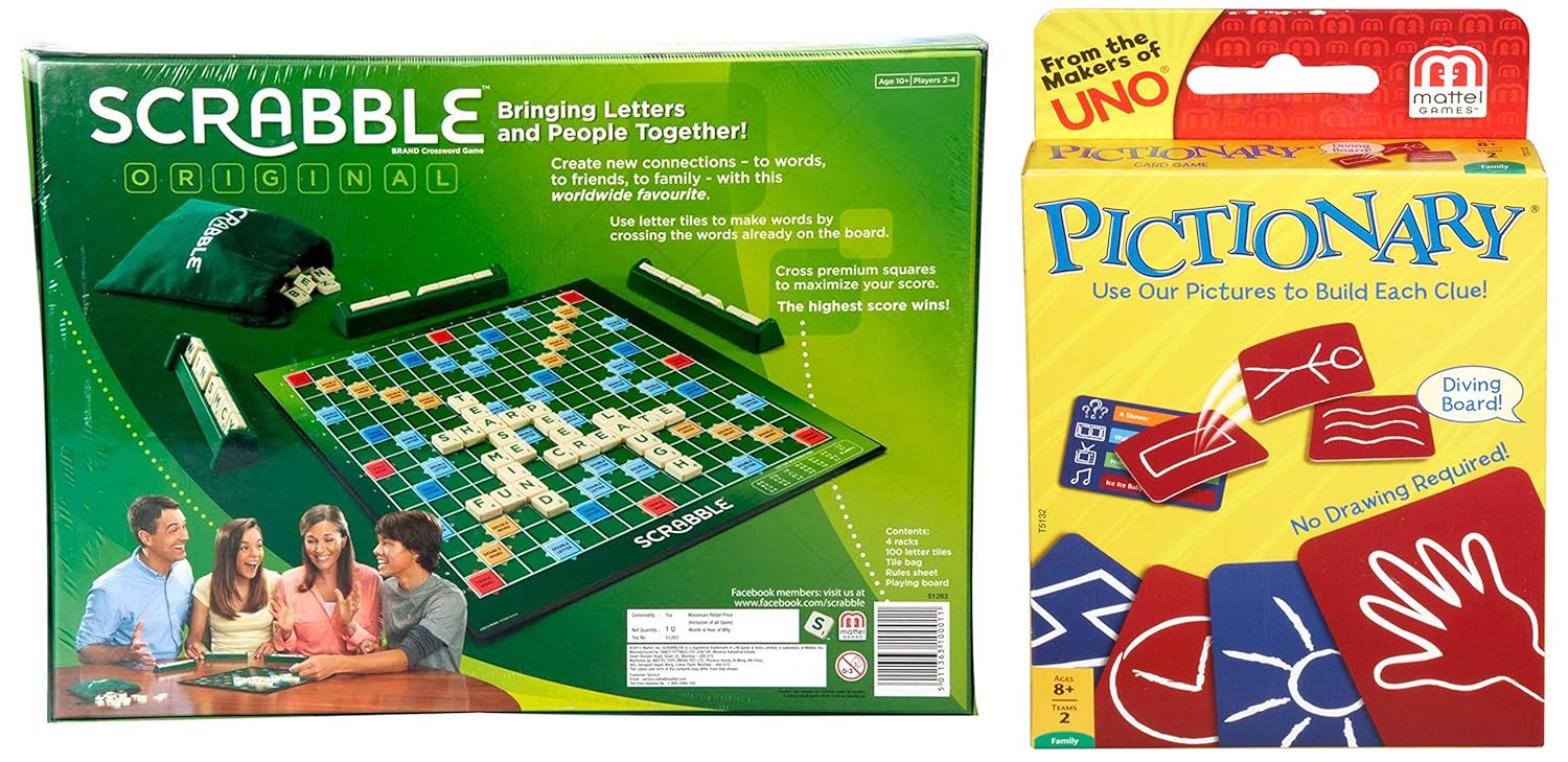 Games Pictionary Board Game Spares 100 Replacement Cards 500 Questions Good Condition Toys Games