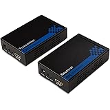 Cable Matters HDMI Extender over Single Cat 6 Ethernet Cable (up to 300 feet) including Twin Pack of 6 Foot High Speed HDMI Cables