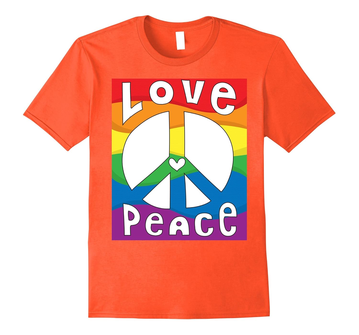 PEACE SIGN LOVE T Shirt 60s 70s Tie Dye Hippie Costume Shirt-Rose ...