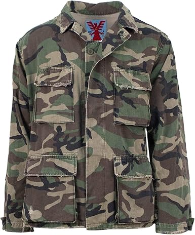 distressed army jacket