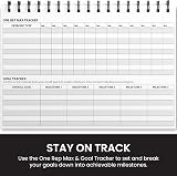 UniBrands Ultimate Gym Workout Log Book 100 Pages XL A5 Black view 6