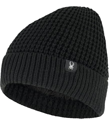 Vince Camuto Black Knit Beanie with White Camellia Flower Accent Vince Camuto Black Knit Beanie with White Camellia Flower Accent main image 4