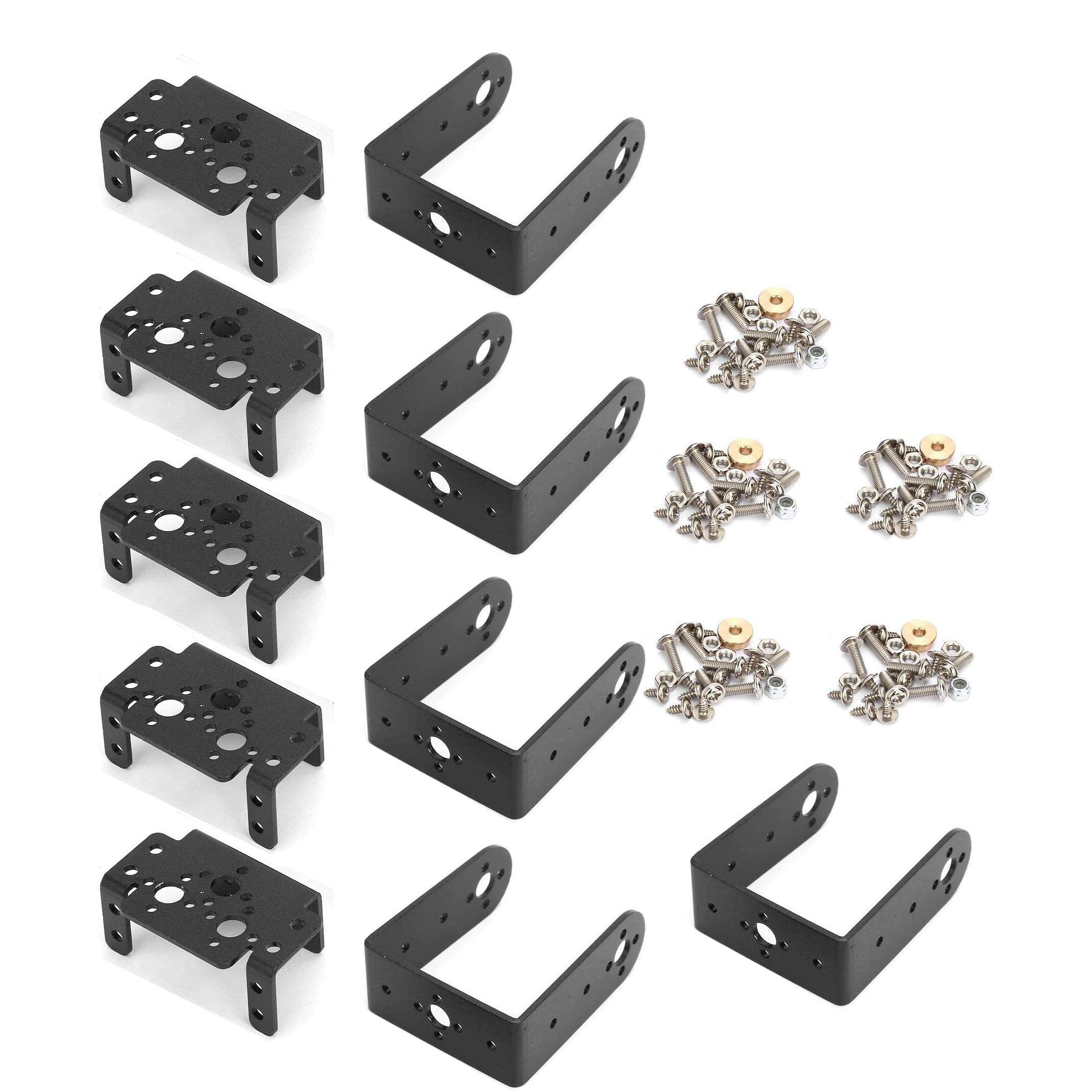 DollaTek 5Pcs Multifunction Aluminum Alloy Servo SupporMultifunction