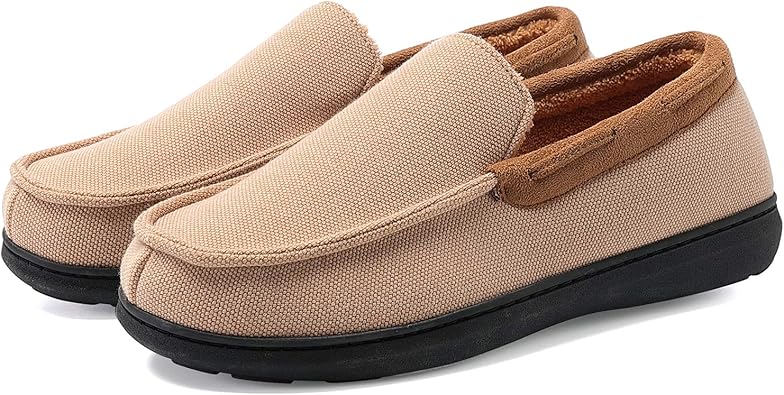 memory foam moccasin slippers