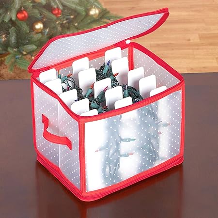 Adeptna Premium Christmas Led Lights Storage And Decorations Box