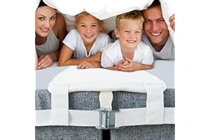 EPHEDORA 10" Extra Wide Bed Bridge Connector | Twin to King Converter Kit with Strap | Adjustable Mattress Connector for Bed | 25D Memory Foam | 10" Design | Non-Slip | Storage Bag Included