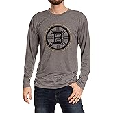 NHL Mens Performance Rash Guard Base Layer Long Sleeve Shirt