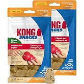 KONG Snacks Dog Treats &ndash; 2-Pack (Large, Bacon &amp; Cheese) | All-Natural, Made in USA, Fits Classic Toys, No Wheat, Corn or Soy