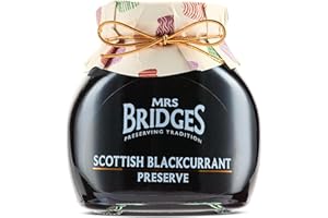 Mrs Bridges Blackcurrant Preserve, Made in Scotland, 12oz Jar (Pack of 1)