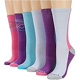 Merrell Men's Crew Socks, 6 Pack, Multi-Colored, Shoe Size: 9.5-12