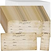 Nuanchu 100 Sets Gift Certificates for Business Christmas Blank Gift Certificate Cards Vouchers Coupon Card with 100 Envelopes for Salon Spa Restaurants Birthday Client, 4.7 x 2.4 in(Classic)