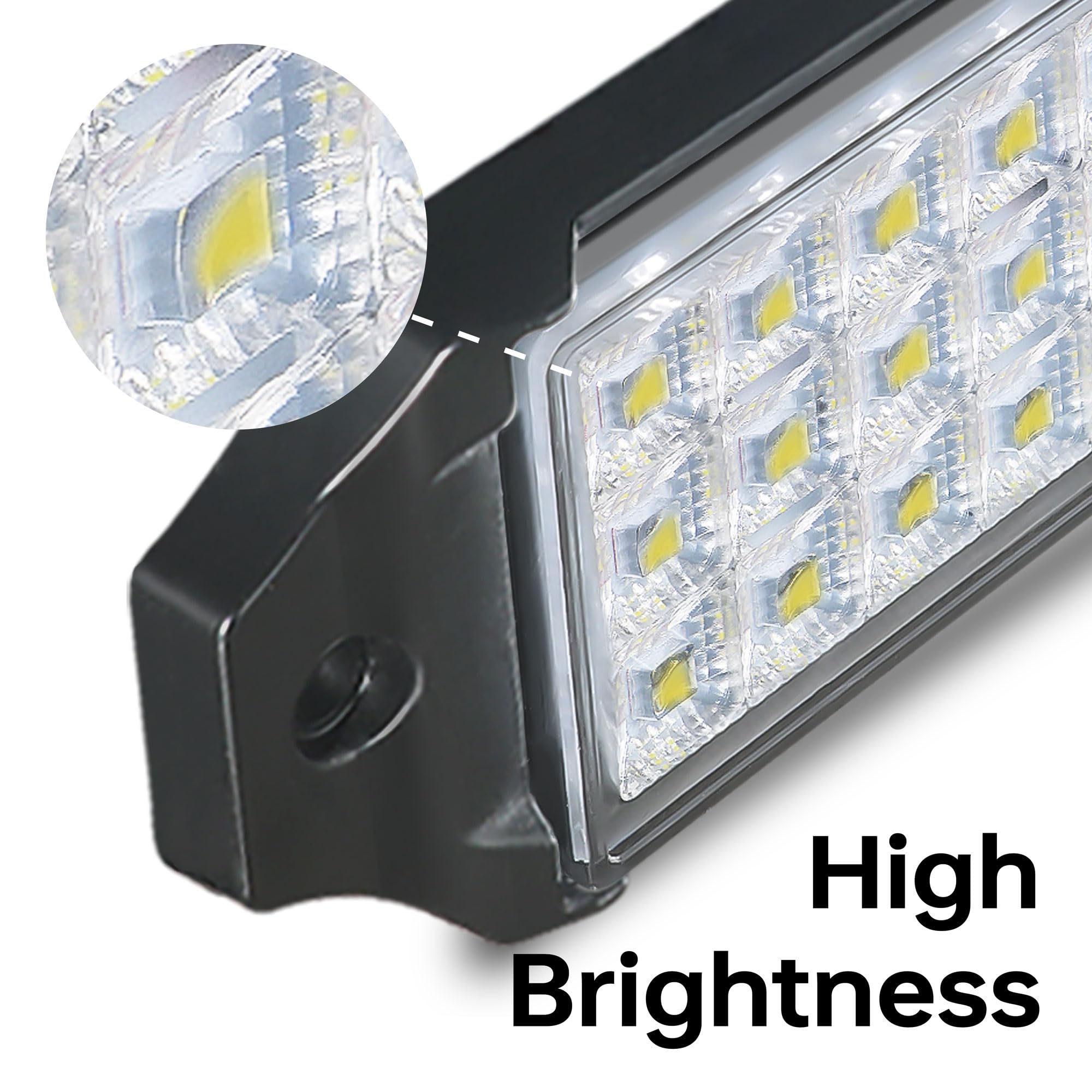 HOZILIFE Flush Mount LED Pod Lights, 2PCS 40W