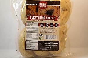 Great Low Carb Bread Co. - Everything Bagels - 3 Bags