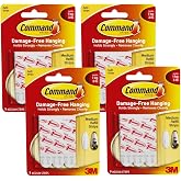 Command Medium Mounting Refill Strips, 9-Strip , Pack of 4
