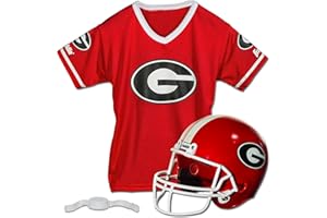 Franklin Sports NCAA Kids College Football Helmet + Jersey Sets - NCAA Team Youth Football Helmet + Uniform Costume Set