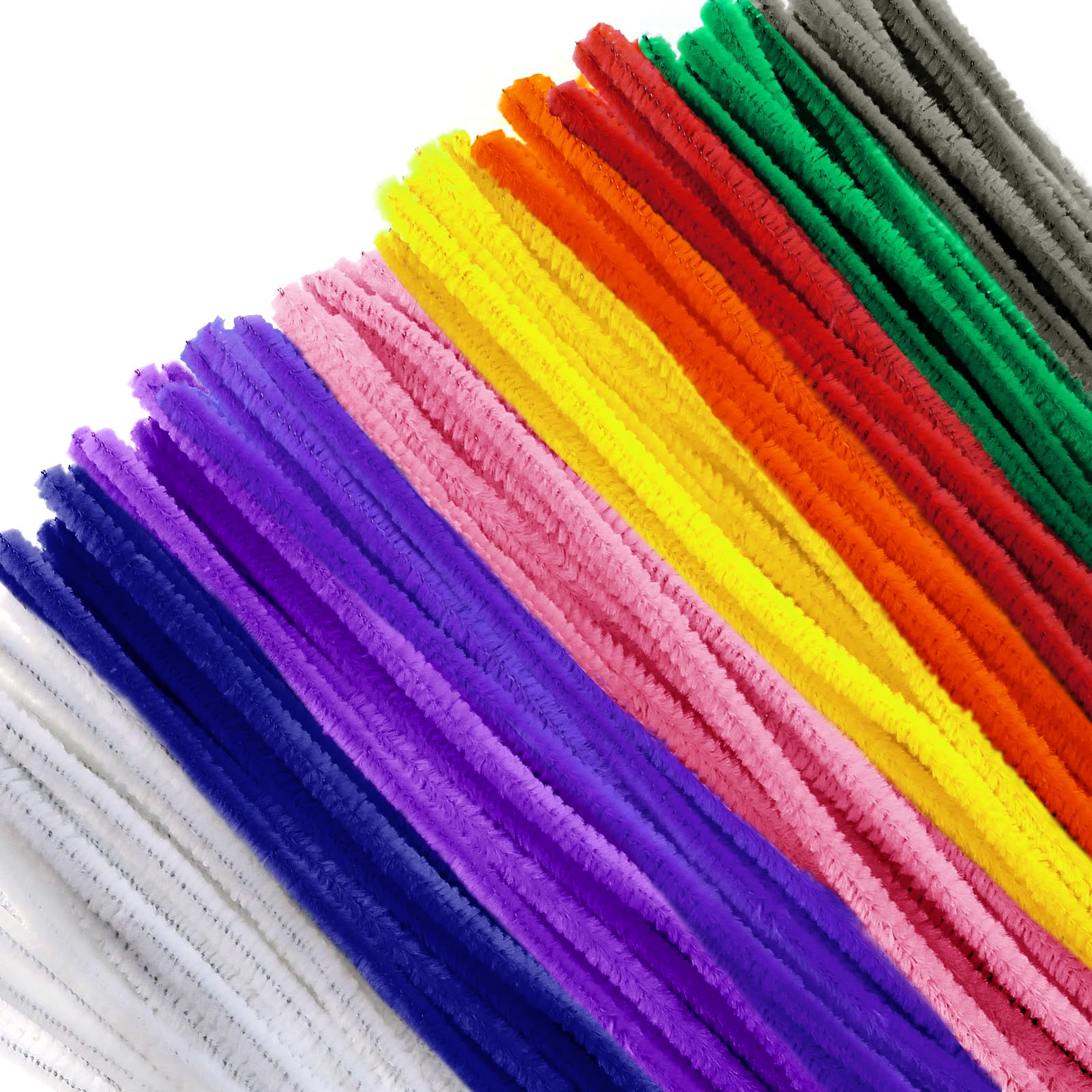 TOAOB Pipe Cleaner Chenille Wire for DIY Crafts Colourful