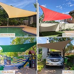 Artpuch 15'x16' Sun Shade Sail Curved Commercial