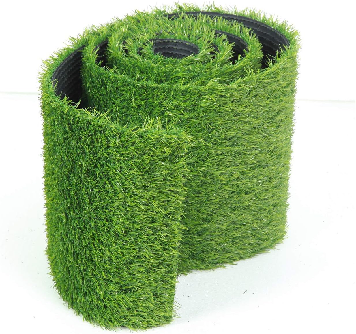 SUMC Artificial Grass Runner for Table Fake Lawn Turf False Grass Rug Roll Synthetic Grass Carpet Green Grass Tabletop Mat for Home Wedding Party Decoration(L 2.7m*W 0.3m)