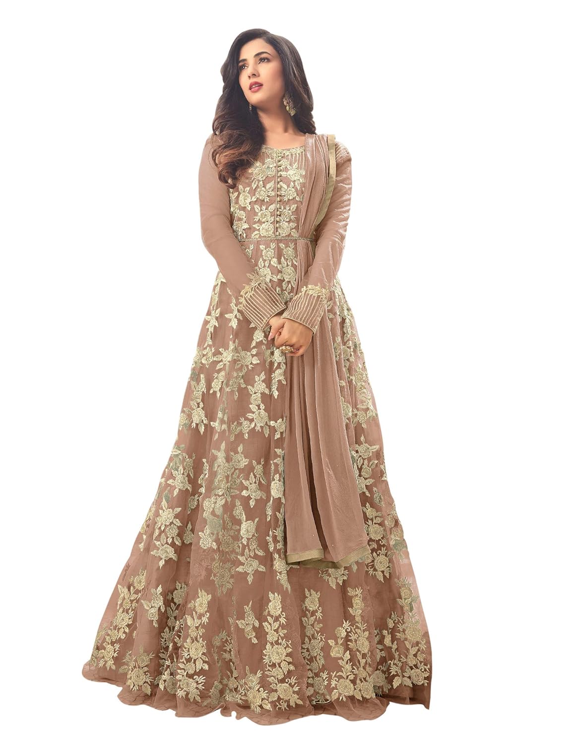 latest designs of long anarkali suits