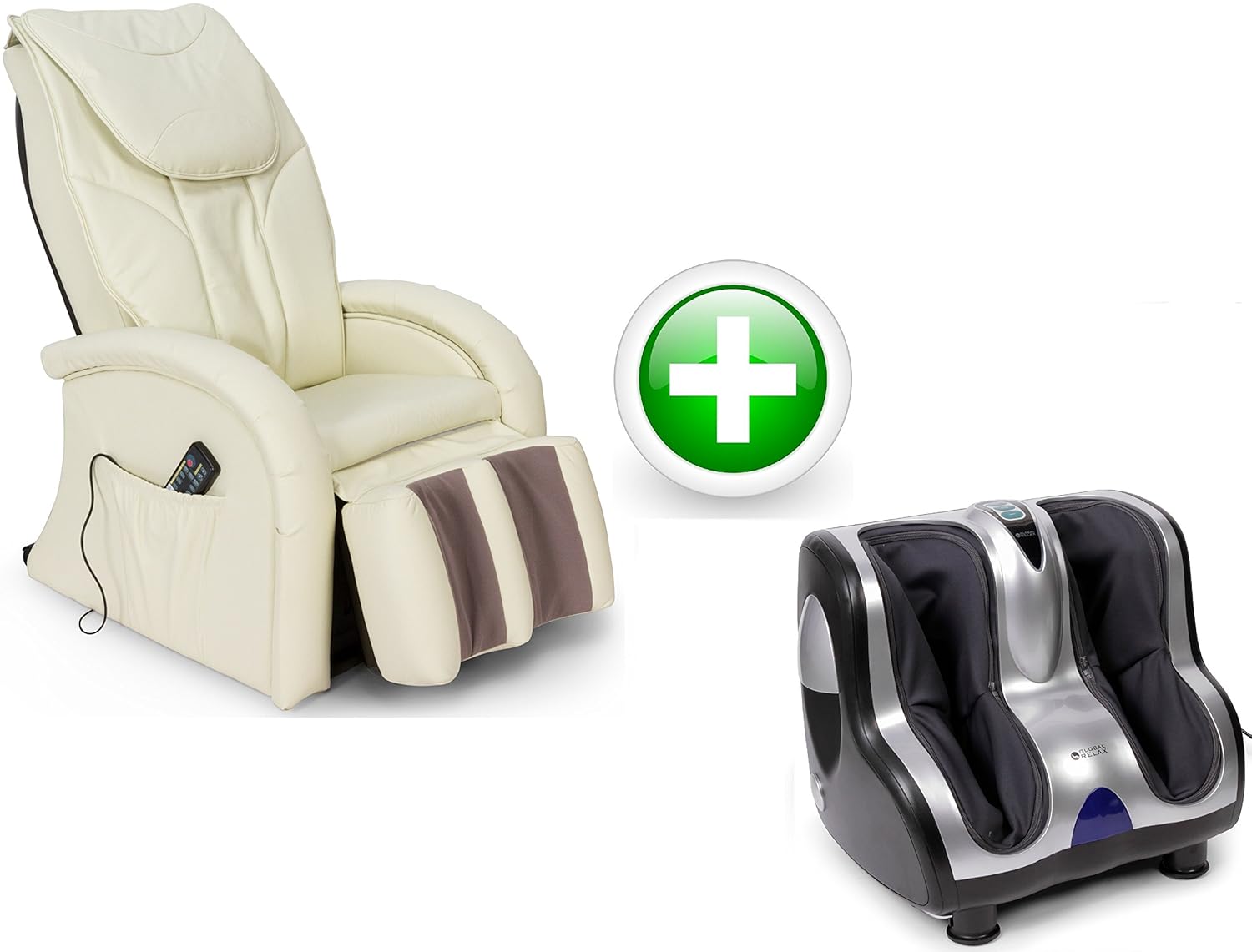 Global Relax España PACK ESPECIAL: KARMA Sillón de Masaje Beige nuevo modelo