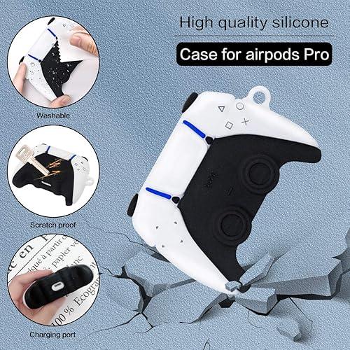 EXIN DECHEN [2Pack] Game Controller Airpods Pro Case/Airpods Pro