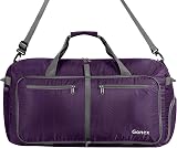 Gonex 150L Large Foldable Duffle Bag with Shoes Compartment Purple view 9