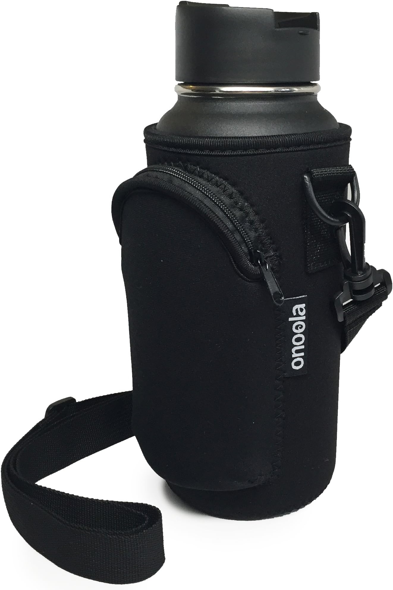 Onoola 32oz Pocket Carrier for Hydro Flask Type Bottles with Adjustable Straps (Neoprene Sleeve/Pouch)