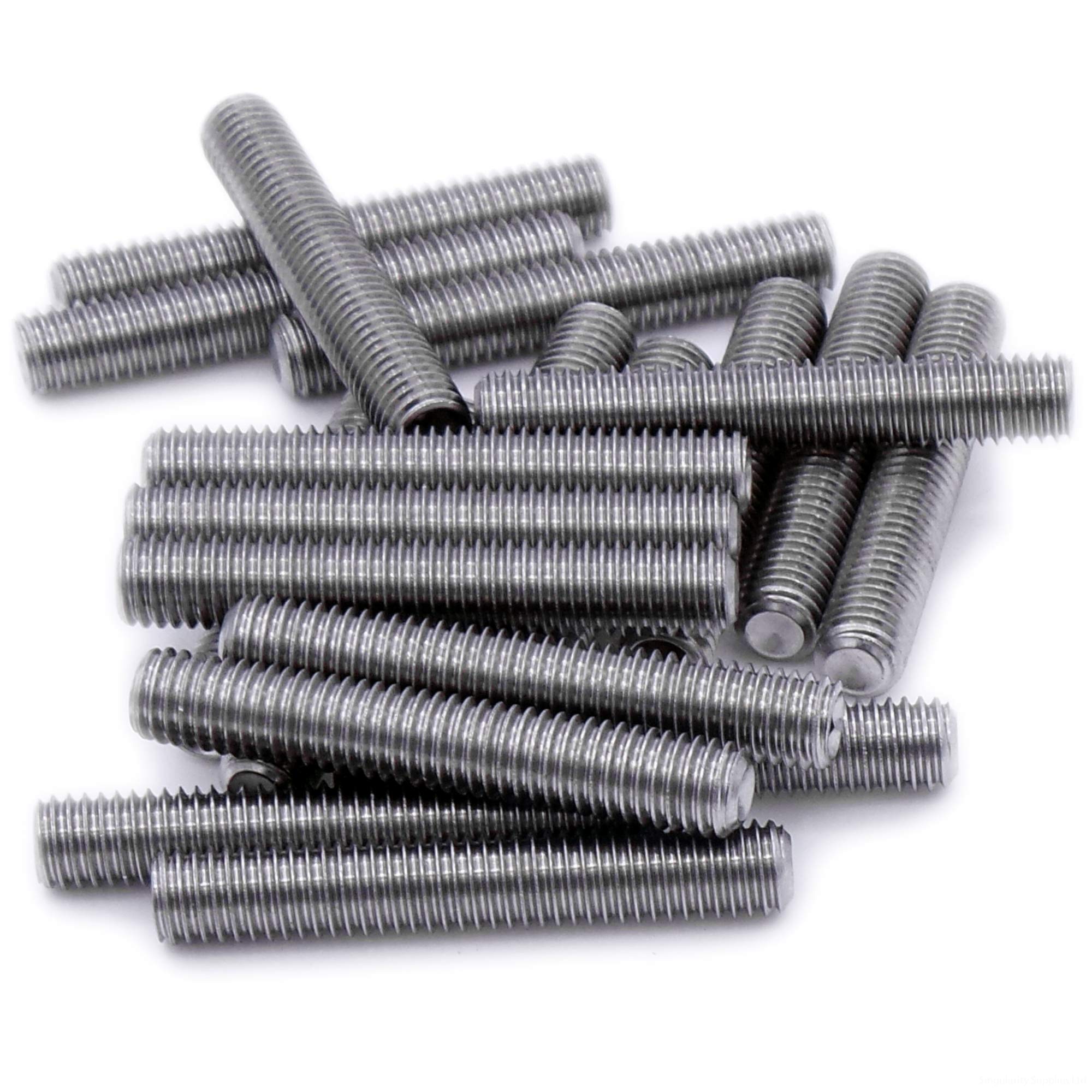 M3 (3mm x 16mm) Hex Socket Grub Screw (Cup Point) - Stainless Steel (A2) (Pack of 20)