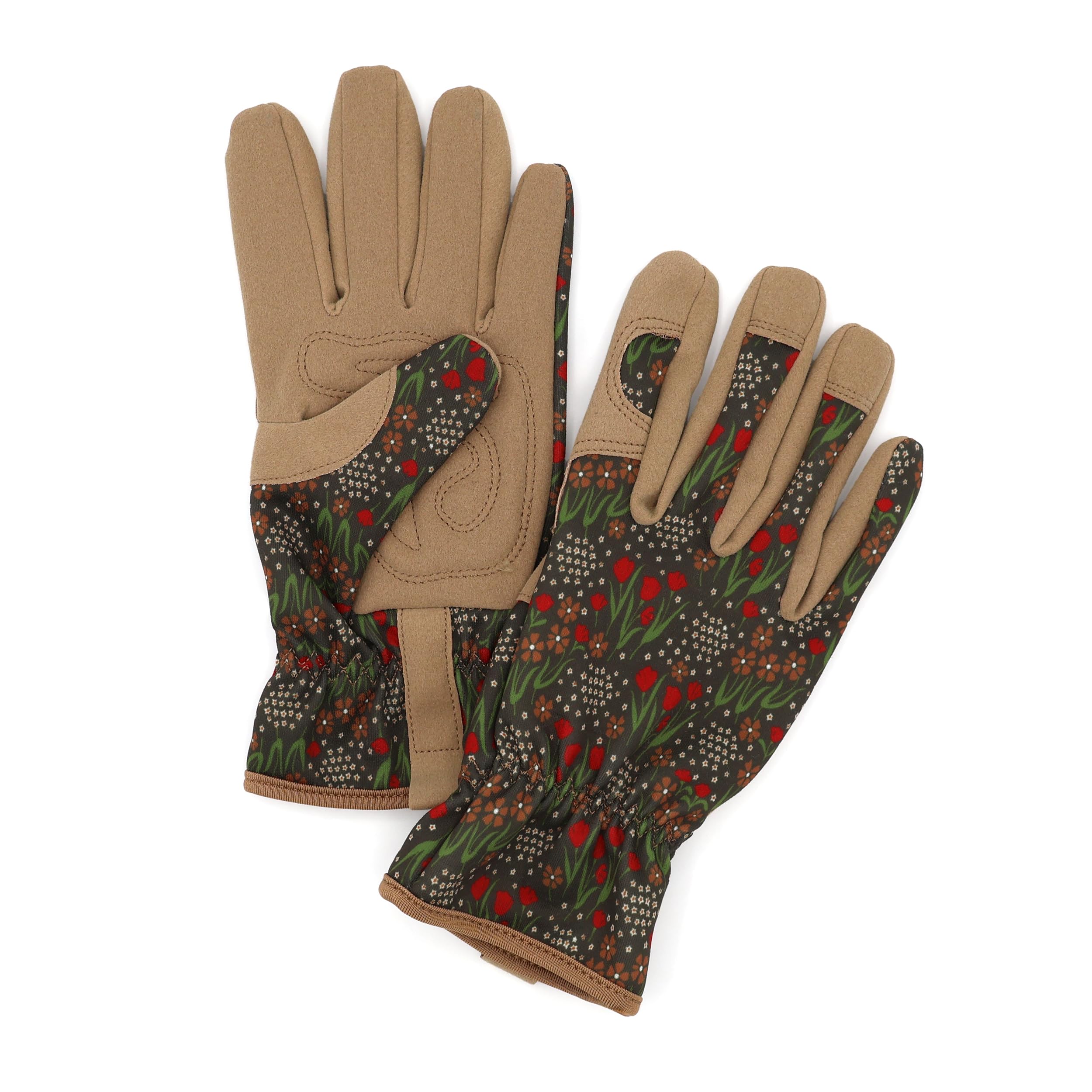 Robert Frederick Outdoor Gardening Gloves - Women's One Size - Padded with Elastic Cuffs
