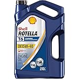 Shell Rotella T6 Full Synthetic 15W-40 Diesel Engine Oil (1-Gallon, Case of 3)