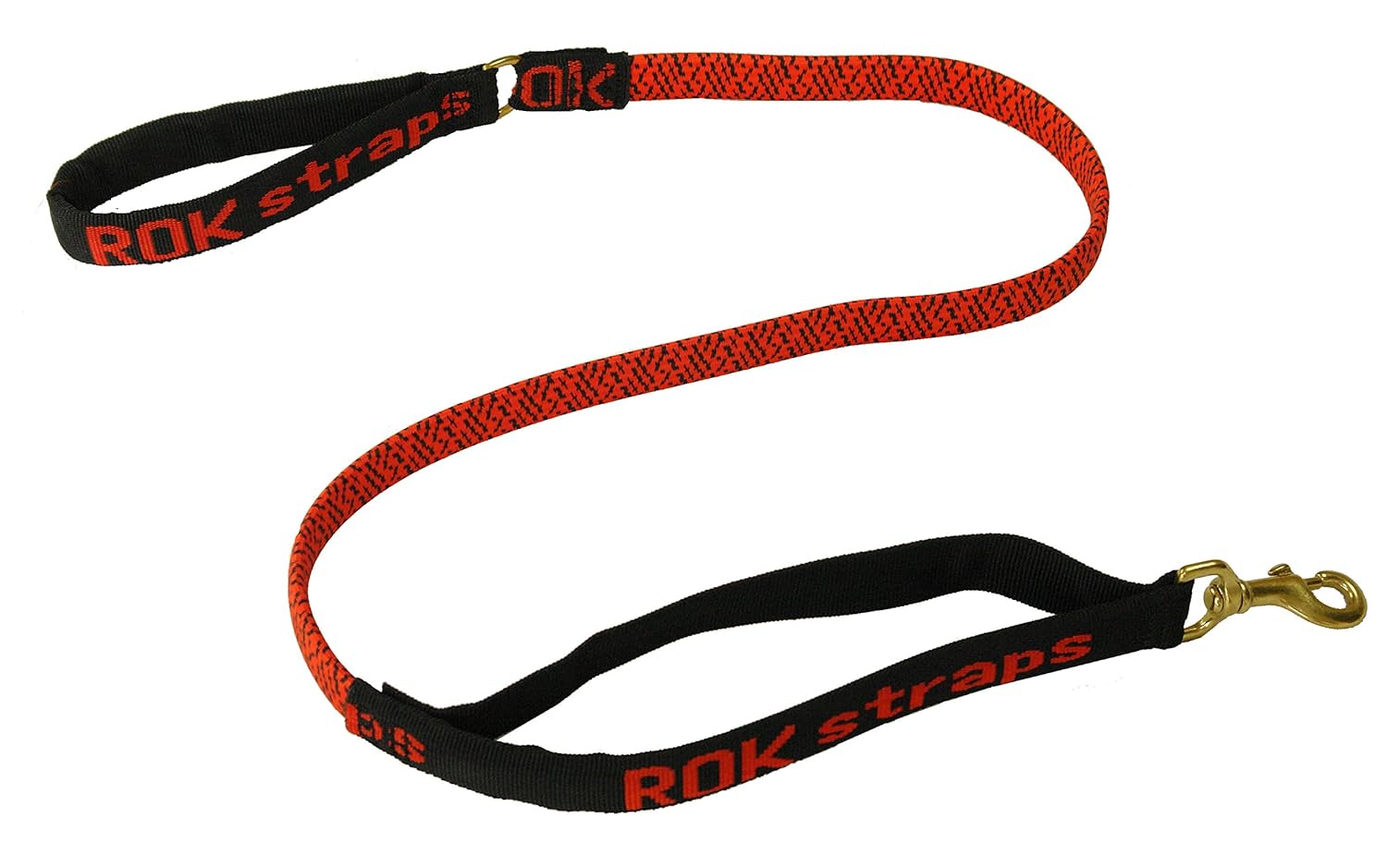 ROK STRAPS Lead Strap, Red/Black, Small Amazon.co.uk Pet Supplies