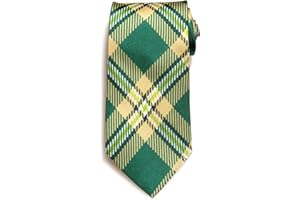 Timeless Tartans Silk Necktie, Men’s Classic Woven Silk Neck Tie, Officially Licensed Collegiate Gift & Clothing Accessories