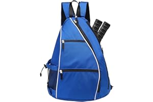 SUIKIHUM Pickleball Sling Bags 32L Convertible Reversible Paddle Rackets Bag Lightweight Casual Pack for Men Women Ladies